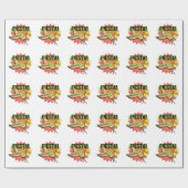 Mexikanische Fiesta Geschenkpapier (Flach)