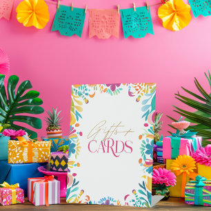 Mexikanische Fiesta-Karten und Geschenke Schild Ju