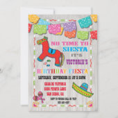 Mexikanische Fiesta Kindergeburtstag Party Einladu Einladung (Vorderseite)