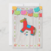 Mexikanische Fiesta Kindergeburtstag Party Einladu Einladung (Rückseite)