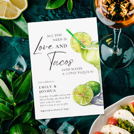 Mexikanische Fiesta Margarita Paare Dusche Einladung