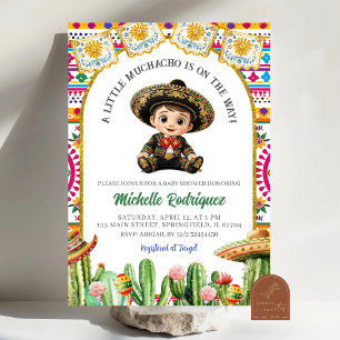 Mexikanische Fiesta Muchacho Boy Baby Shower Einla Einladung