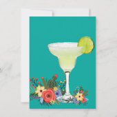 Mexikanische Fiesta Paare Dusche Stock die Bar Einladung (Rückseite)