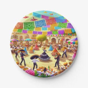 Mexikanische Fiesta  Pappteller