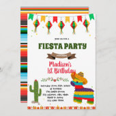 Mexikanische Fiesta pinata Einladung (Vorne/Hinten)