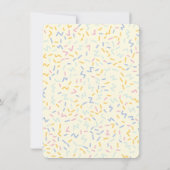 Mexikanische Fiesta Piñata und Einladung zur Kinde (Rückseite)