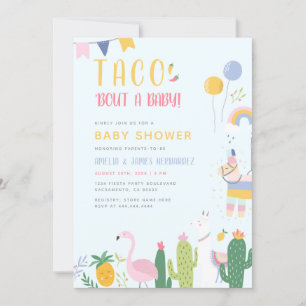 Mexikanische Fiesta Taco Bout A Baby Couple's Dusc Einladung