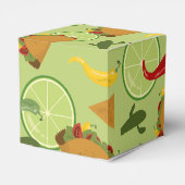 Mexikanische Fiesta-Taco-Paare Babydusche Geschenkschachtel (Rückseite)