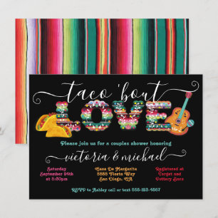 Mexikanische Fiesta Taco'bout Love Paare Sprinkler Einladung