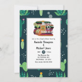 Mexikanische Fiesta Tacos und Tequila Paare Dusche Einladung (Vorderseite)