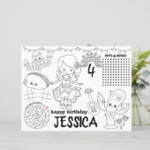 Mexikanische Fiesta-Tischsets, Fiesta-Geburtstagss (Stehend Vorderseite)