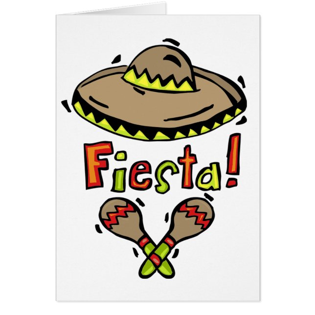 Mexikanische Fiestakarte (Vorne)