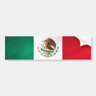 Mexikanische Flagge Autoaufkleber