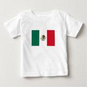 mexikanische Flagge Baby T-shirt (Vorderseite)