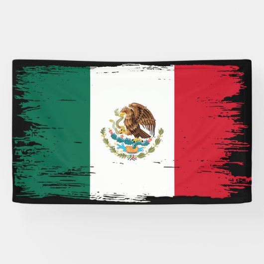 mexikanische Flagge Banner (Horizontal)