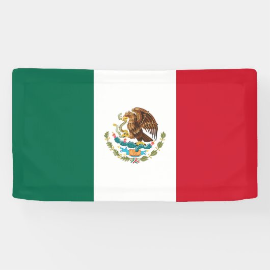 mexikanische Flagge Banner (Horizontal)