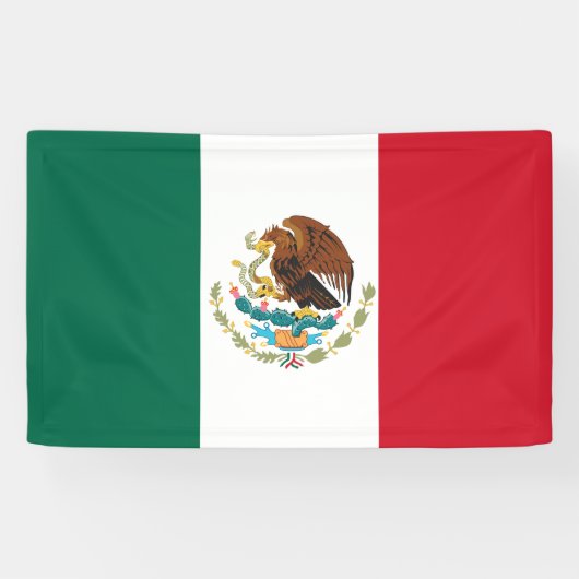 mexikanische Flagge Banner (Horizontal)