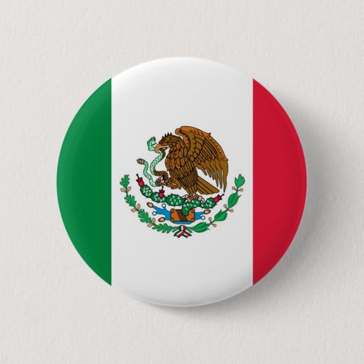 Mexikanische Flagge Button (Vorderseite)