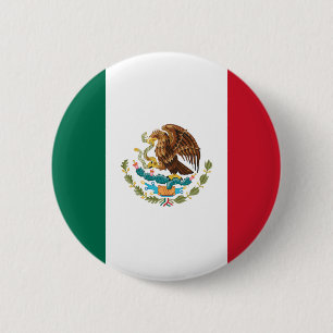 Mexikanische Flagge Button