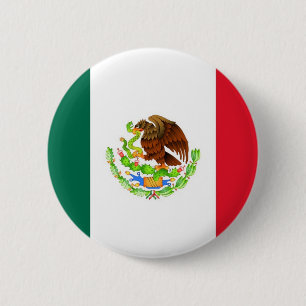 Mexikanische Flagge Button