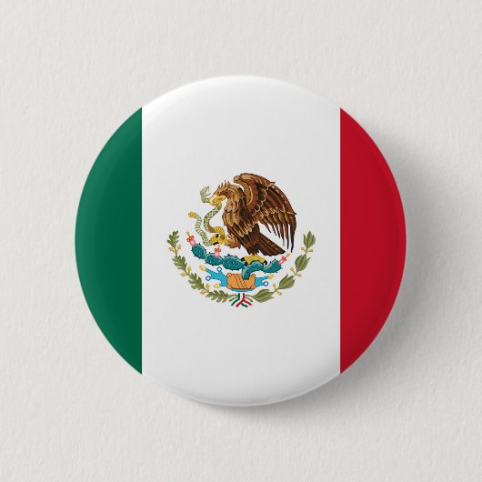 mexikanische Flagge Button (Vorderseite)