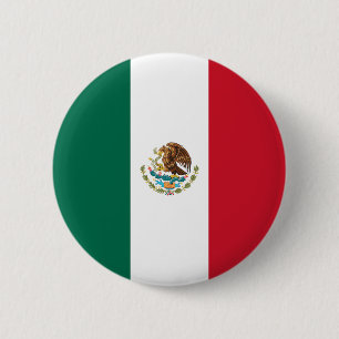 Mexikanische Flagge Button