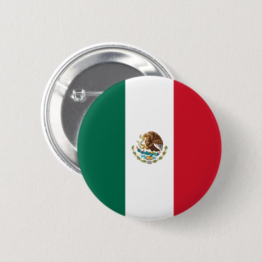 mexikanische Flagge Button (Vorne & Hinten)