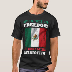 Mexikanische Flagge Chicano Latino Mexiko Fans mic T-Shirt