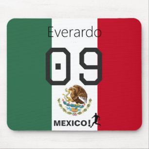 Mexikanische Flagge Desktop-Torschuss mit individu Mousepad