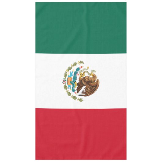 Mexikanische Flagge - Flagge Mexiko Tischdecke (Vorderseite)