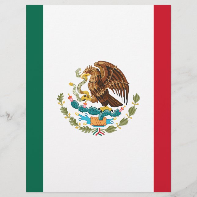 Mexikanische Flagge - Flagge Mexikos (Vorderseite)