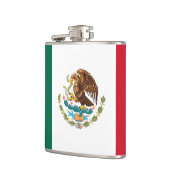 Mexikanische Flagge - Flagge Mexikos Flachmann (Links)