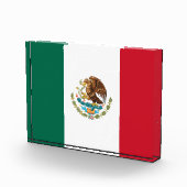 Mexikanische Flagge - Flagge Mexikos Fotoblock (Rechts)