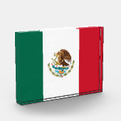 Mexikanische Flagge - Flagge Mexikos Fotoblock (Links)