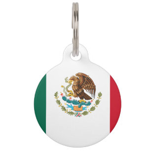 Mexikanische Flagge - Flagge Mexikos Haustiermarke