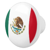 Mexikanische Flagge - Flagge Mexikos Keramikknauf (Rechts)