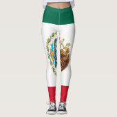 Mexikanische Flagge - Flagge Mexikos Leggings (Vorderseite)