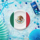 Mexikanische Flagge - Flagge Mexikos Pappteller (Party)