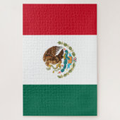 Mexikanische Flagge - Flagge Mexikos Puzzle (Vertikal)