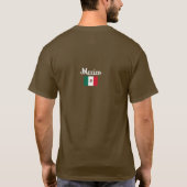 mexikanische Flagge, Flagge Mexikos T-Shirt (Rückseite)