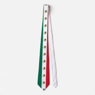 Mexikanische Flagge - Flagge von Mexiko Krawatte