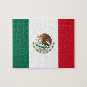 Mexikanische Flagge - Flagge von Mexiko Puzzle