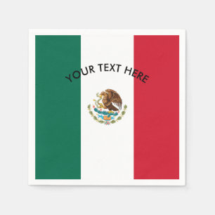 Mexikanische Flagge für Party-Servietten Serviette