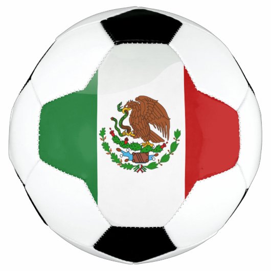 mexikanische Flagge Fußball (Vorderseite)