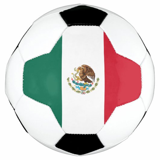 mexikanische Flagge Fußball (Vorderseite)