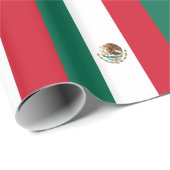 mexikanische Flagge Geschenkpapier (Rolleneckpunkt)