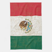 MEXIKANISCHE FLAGGE Geschirrtuch (Vertikal)