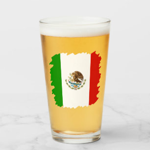 mexikanische Flagge Glas