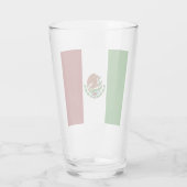 mexikanische Flagge Glas (Rückseite)