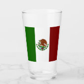 mexikanische Flagge Glas (Vorderseite)